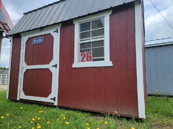 La Grange #26: 8 X 12 Side Lofted Barn Front Image