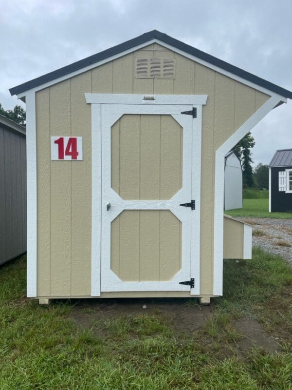 Princeton #14: 6 X 8 Chicken Coop Front Image