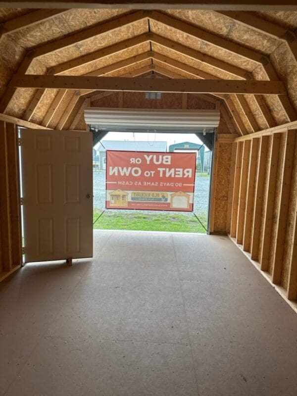 Princeton #1: 12 X 24 Lofted Barn Garage Building Image