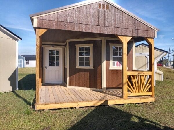 Dunn #41: 14 X 32 Deluxe Playhouse Utility Front Image