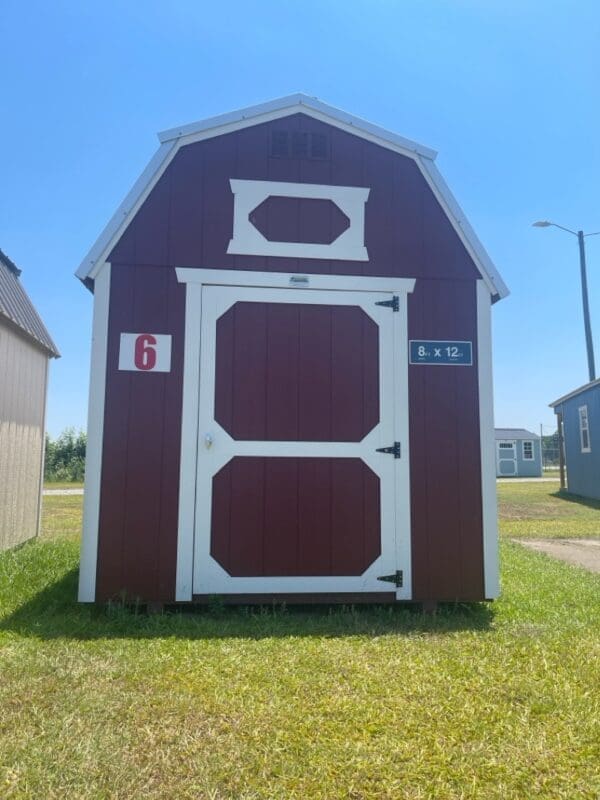 Princeton #6: 8 X 12 Lofted Barn Front Image