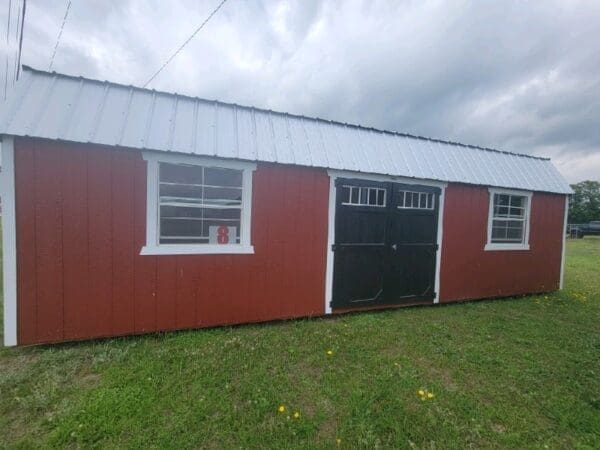 La Grange #8: 12 X 28 Side Lofted Barn Front Image